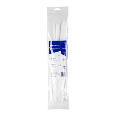 CINCHO PLÁSTICO 35 CM 25 PIEZAS VOLTECK (44309)
